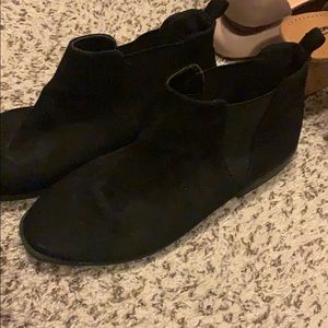 Black ankle boots